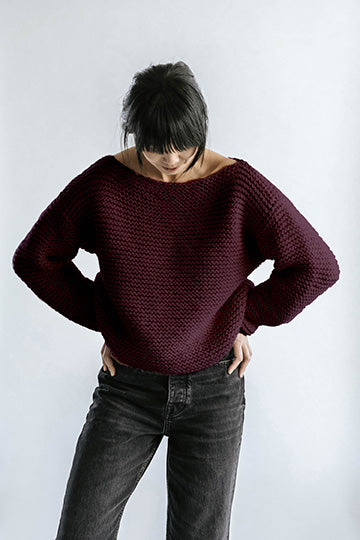 HOLLYBURN SWEATER KNITTING KIT