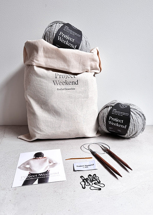 HOLLYBURN SWEATER KNITTING KIT