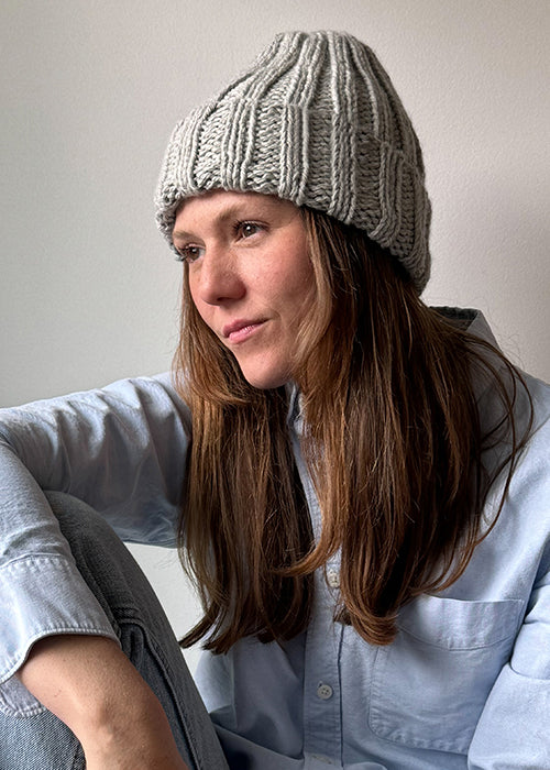 DIGITAL KNITTING PATTERN : SHORELINE BEANIE