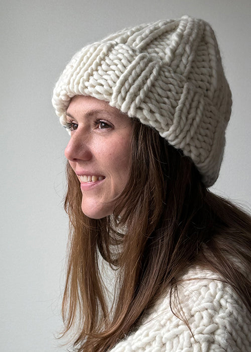 MARGOT RIB BEANIE KNITTING KIT