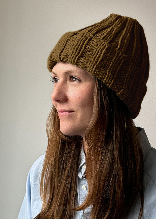 DIGITAL KNITTING PATTERN : SHORELINE BEANIE