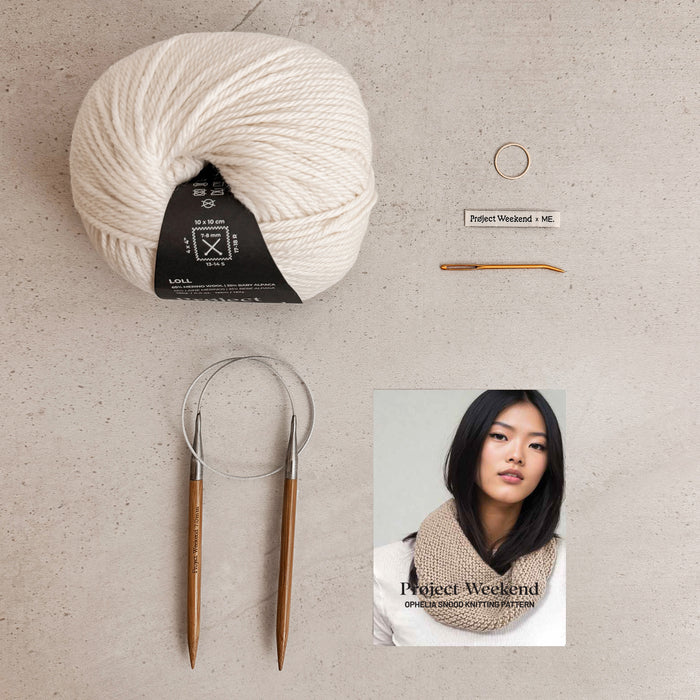 OPHELIA SNOOD KNITTING KIT