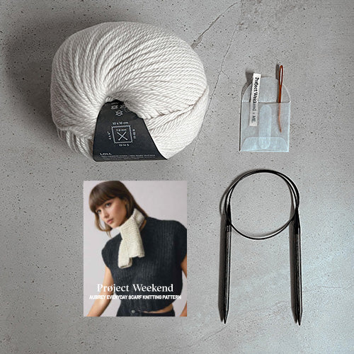 KNITTING KIT: AUBREY EVERYDAY SCARF