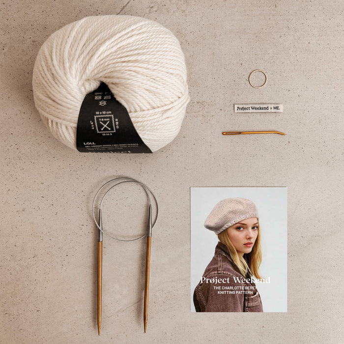 CHARLOTTE BERET KNITTING KIT