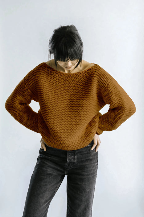 DIGITAL KNITTING PATTERN : HOLLYBURN SWEATER