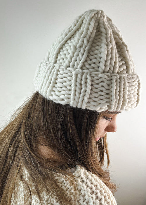 MARGOT RIB BEANIE KNITTING KIT