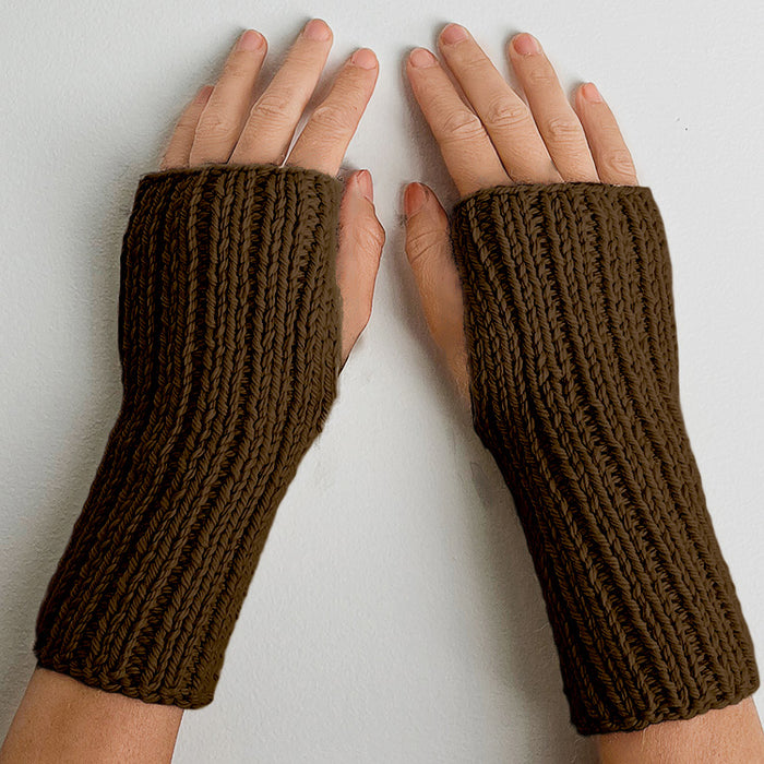 KNITTING KIT: WANDERLUST WRIST WARMERS